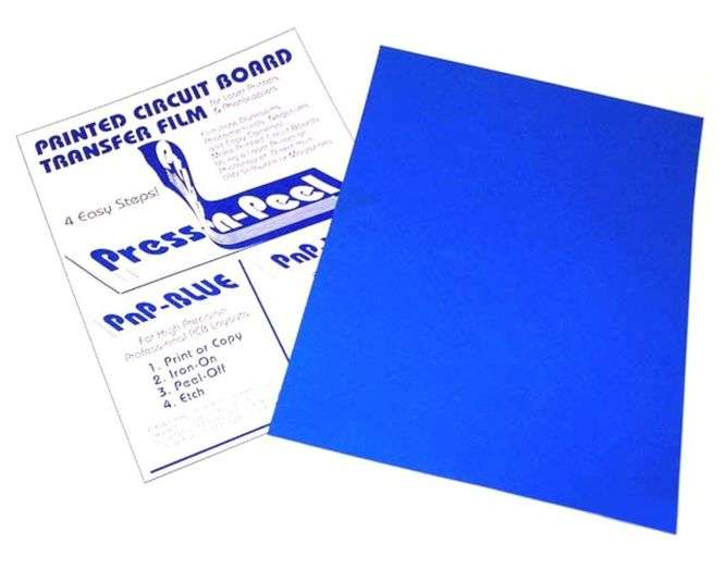 TRANSFER PRESS-N-PEEL PCB DEVELOPING BLUE FILM PNPB