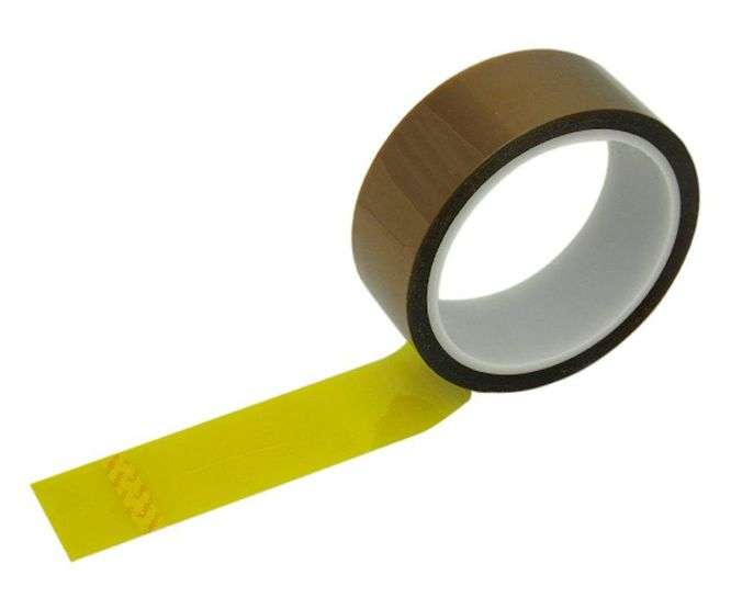 35mm POLYIMIDE ADHESIVE HIGH TEMP. 260-DEG TAPE - 33m 240003
