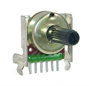 POT S/T DUAL LIN 17MM 500K PCB  F167K-P-B500K-Y21.5V