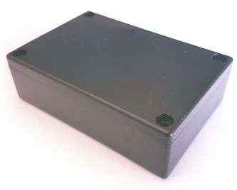 PLASTIC POTTING BOX #2 BLACK 82x55x25mm  POT-2-BK