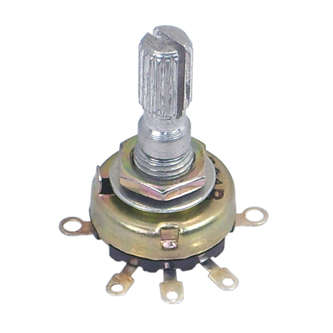 POTENTIOMETER P/MOUNT S/TURN LIN 17mm 500E  175520