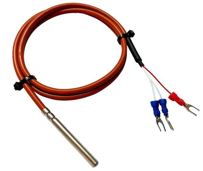 PT100 THERMOCOUPLE SENSOR -200~420DEG L=1M  PT100 WZP-035 / 180697