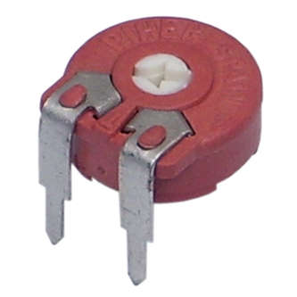 PRESET 10MM T-ADJ SCR RED 2K2 CERMET  PTC10LV10-222A