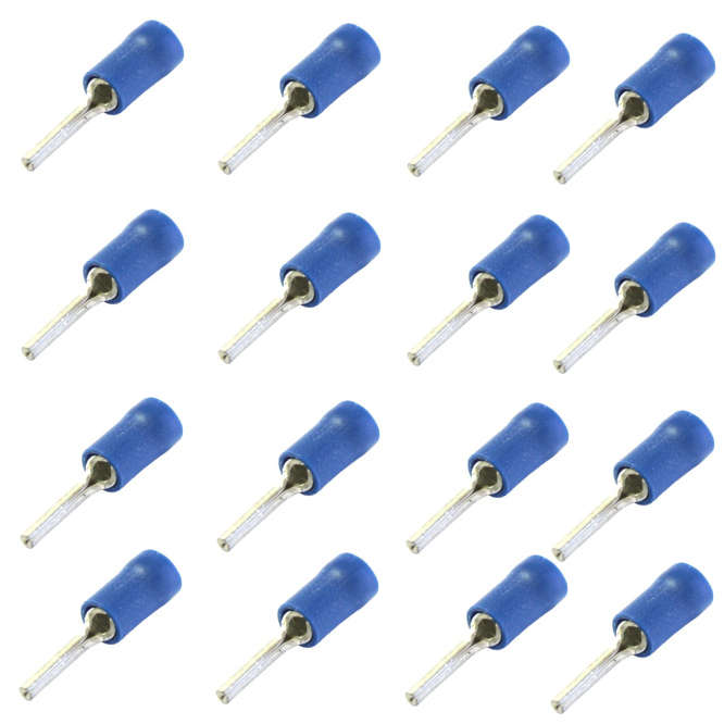TERMINAL PRE-INSULATED VINYL PIN BLUE P=2mm PL=10mm - 1K/BAG PTV 2-10