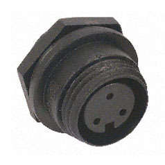 SOCKET CIRCULAR 3W PANEL MOUNT PX0412/03S