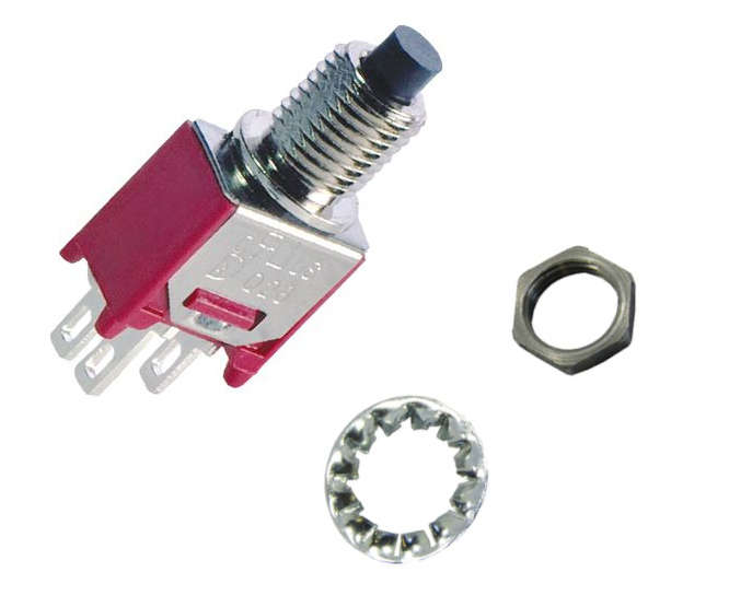 PUSH BUTTON SWITCH SPDT MN P/M L=1mm 8MS8-Px-B05-M1-E