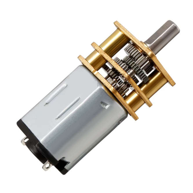 GEARED MINI / MICRO MOTOR 5VDC 0A1 187RPM QJT-12JS-5V (1:80)