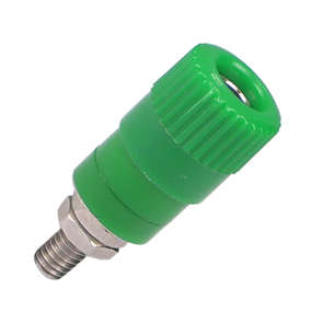 SOCKET BANANA 4mm CAPT. GREEN R0-203 GREEN