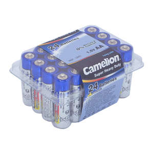 AA=SIZE BATTERY 1.5V ZINC SHD - 24P/PACK   R6P-PB24B