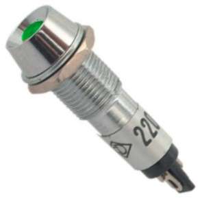 LAMP NEON INDI 220V D=09 GREEN  R752F-GR  (NEON)