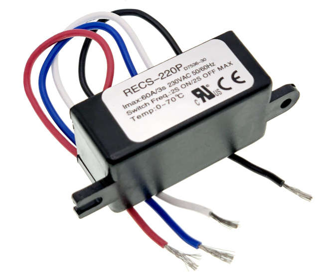 SINGLE PHASE MOTOR STARTING SWITCH 2s. 60A 230VAC RECS-220P
