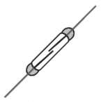 GLASS REED SWITCH N.O. 0.5A  10-15AT 2x10mm  MGR560SPG