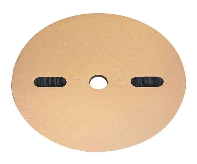SLEEVING HEATSHRINK 5mm BLACK - 200m/REEL S-901-600-5MM-BK-T
