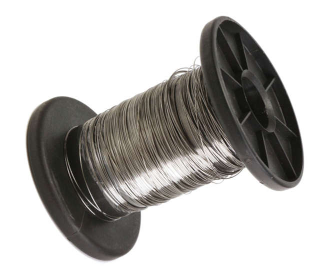 STAINLESS STEEL SS 304 WIRE 0.4mm - PRICED PER METER WIRE SS 304 0.4  *DBK*