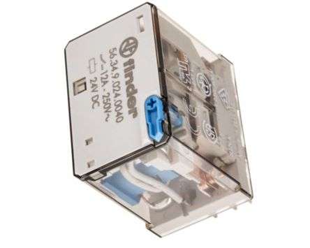 RELAY QPDT 12A 24VDC PLUG IN  56.34.9.024.0040