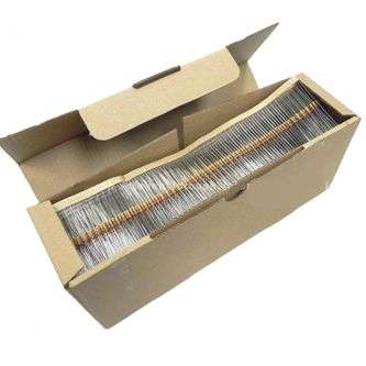 RESISTOR 1W ROUND C/F 5% 1E0 - 1K/BOX CF100-1E-J-T/B