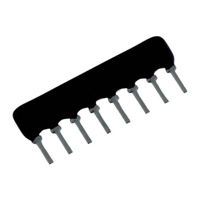 RESISTORS NETWORK SIL 08-PIN 7-RES 10K HRA-A08-103-J