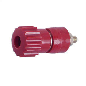 SOCKET BANANA 4mm RED 25AMP CAPTI RG 09 RED