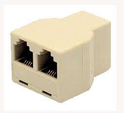 ADAPTOR RJ11 SOCKET - RJ11x2 SOCKETS RJ11 SPLITTER