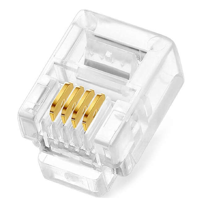 RJ11 PLUG MODULAR 6W4P MULTI X98064