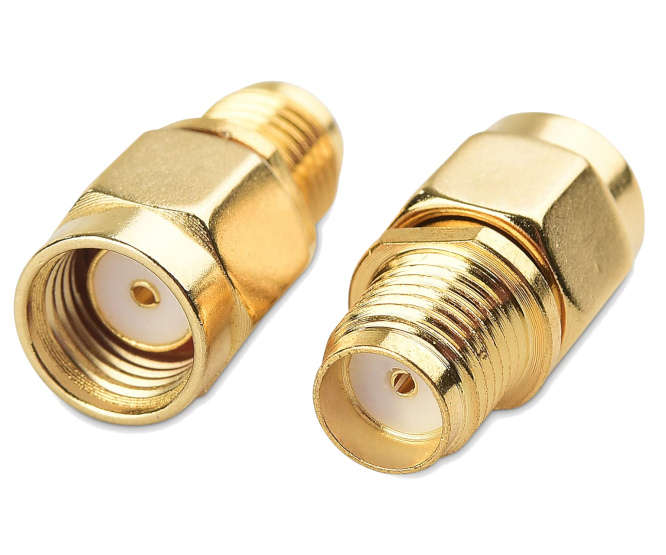 SMA ADAP REVERSE GENDER PLUG BODY WITH SOCKET TO SOCKET BODY WITH SOCKET RP-SMA-KK