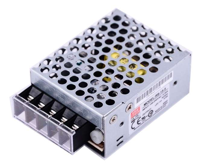 POWER SUPPLY ENCL. IN=220V OUT=5V 3A 15W RS-15-5