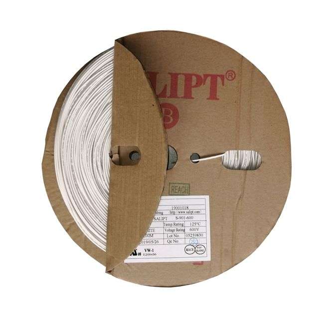 SLEEVING HEATSHRINK 1.0mm WHITE 400m/REEL S-901-600-1MM-WT-T