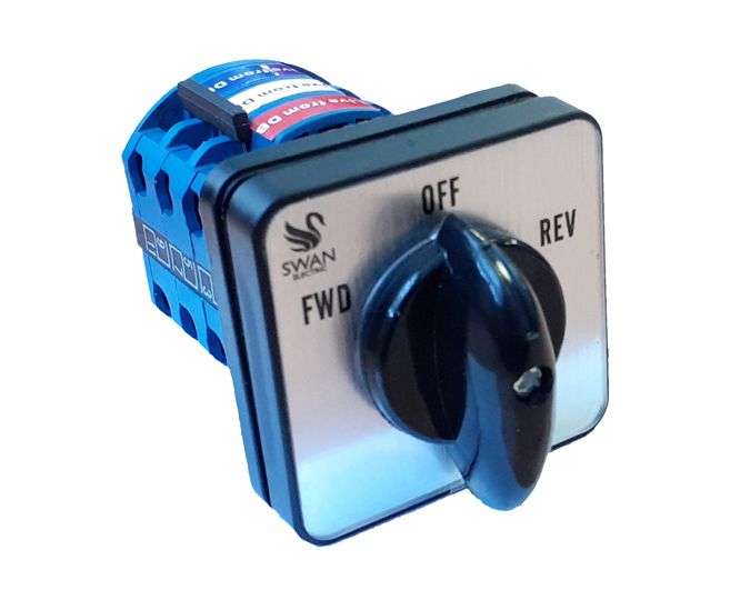 CHANGE OVER SWITCH FWD-OFF-REV 16A 48x48  CS-FRS-16A