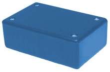 ENCL ABS MOL PB10BLUR 85x56x30  S10A-BLUE  NO RIBS