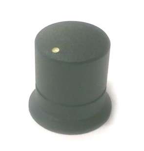 KNOB ALUMINIUM 12MM BLACK  S87400