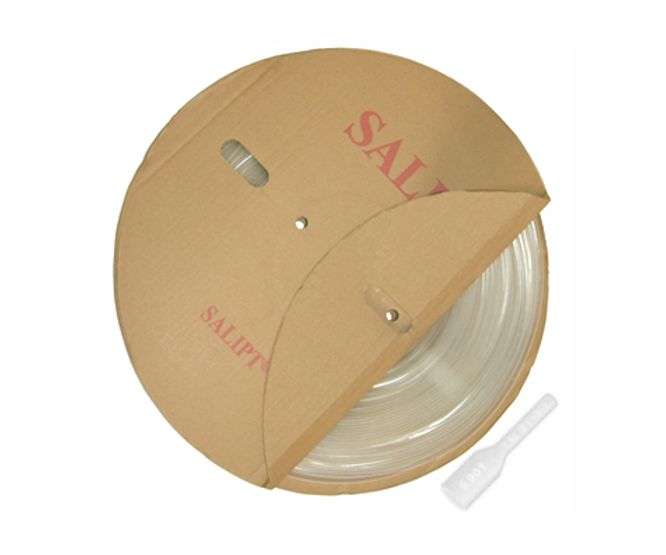 SLEEVING HEATSHRINK 6.5mm CLEAR - 100m/REEL S-902-600-6.5MM-CL-T