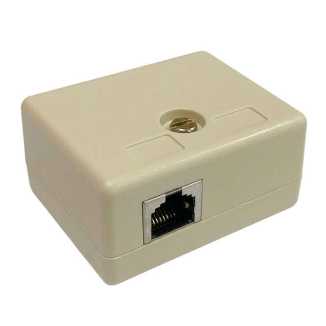 RJ45 SURFACE BOX Cat5E SOCKET SA8P8C5