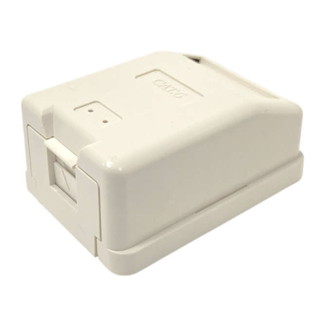 SOCKET W/M NETWORK 1xRJ45 CAT6 SA8P8C6W