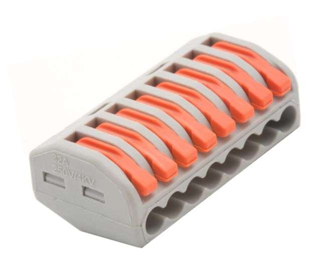 BRIDGING / SPLICING TERMINAL BLOCK 8-WAY SB-400218 / PCT-218