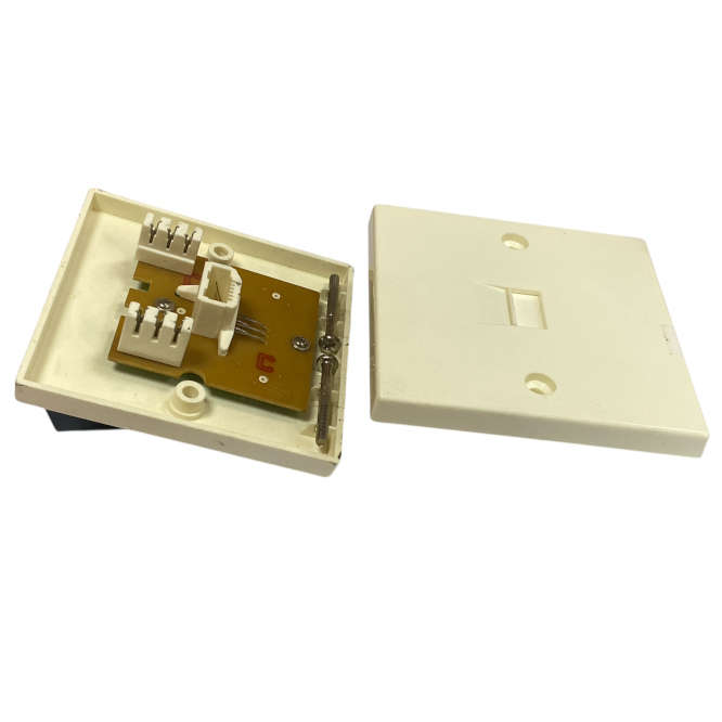 RJ12/RJ11 TELEPHONE SOCKET SURFACE BOX WALL MOUNT SB6P6CFP