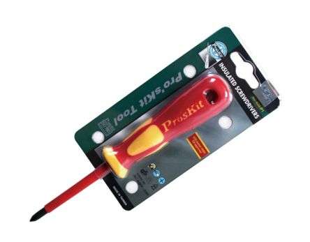 SCREWDRIVER PHILIPS VDE 1000V INSULATED (#1x80) SD-800-P1