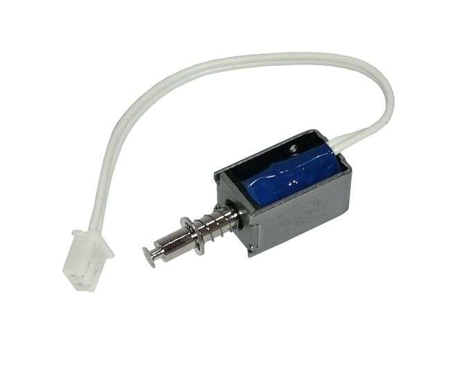 SOLENOID PULL 0A1 12V 1W2 4mm STROKE SPRING LOADED 20X12X11 SDO-0420L-12A120