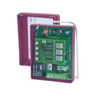 RECEIVER 1CH 433MHz CODE HOPP + DISPLAY SECUREPLEX-1D