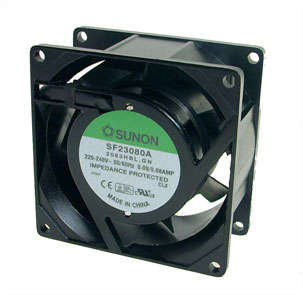 FAN 80sqx38 220V BAL LEA 27CFM  SF23080A-2083HBL.GN