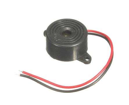 BUZZER 12V D=23mm LEADS BLACK 85dB P/MNT  SFM-20-B / 170759