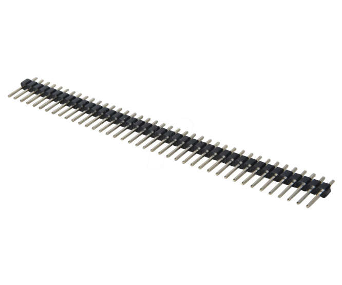 HEADER SIL STR 40W 2.54 TH=19 - SILVER 200652