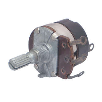 POT SWITCH  LIN 24MM MET 500K  SJRCF500K2B