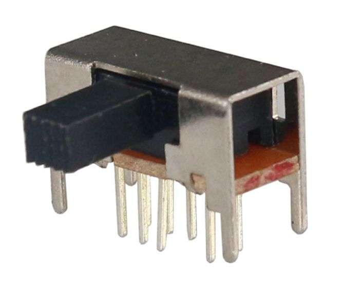 SLIDE SWITCH MINI DPTT R/A PCB SK-23D05