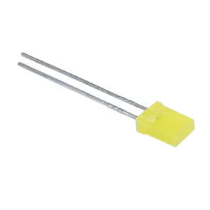 5x2mm RECT DIFFUSE YELLOW LED 5mcd SLB-25YYD3F