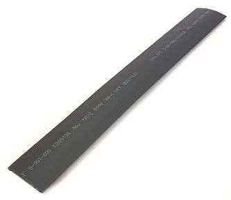 SLEEVING HEATSHRINK 20mm BLACK 250mm CUT PCS S-901-20MM-BK-250 *DBK*