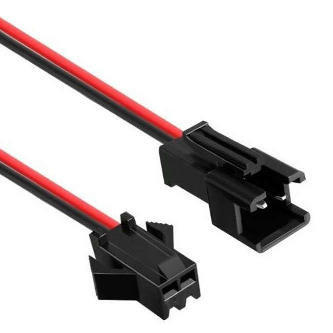 2W SM SERIES PLUG TO SOCKET 100mm LEAD P=2.5mm SM-2P