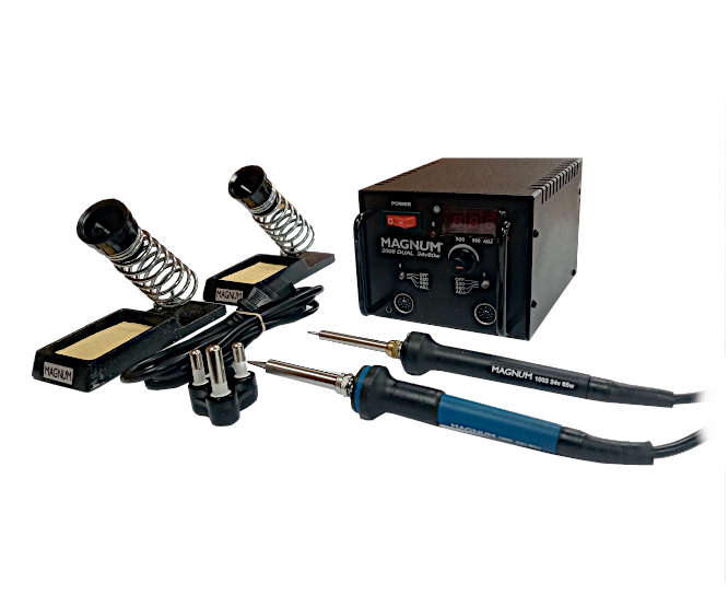 SOLDER STATION DUAL 24VAC 80W TEMP CONTR. FOR LEAD FREE SM2006