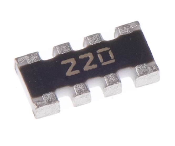 NETWORK SMD 8PIN 4RES 20K0 5% YC164-JR-07 20K *DBK*