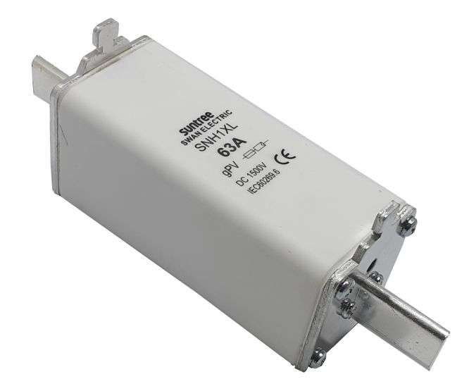 PV DC FUSE LINK NH1 63A 1.5KVDC SNH1XL-63A