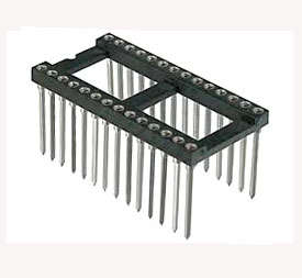 IC SOCKET 0.6 28W TULIP W/WRAP ISM28T2-06 *DBK*